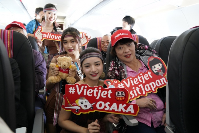 Vietjet launches new Hanoi-Osaka flights