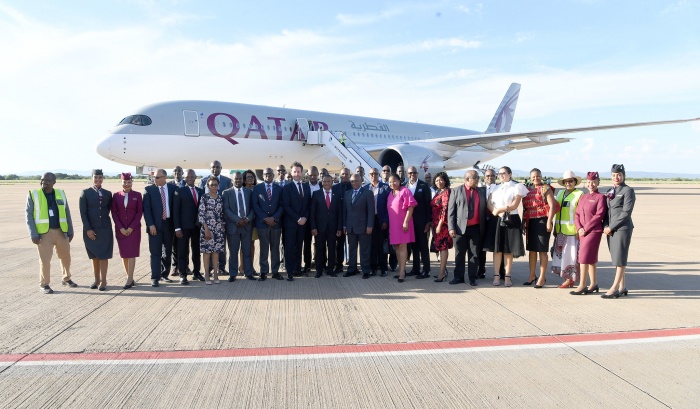 Qatar Airways arrives in Gaborone, Botswana, for first time