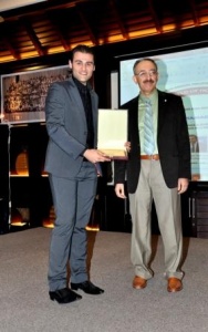 Shield of Honour Appreciation for Radisson Blu Resort Sharjah employee
