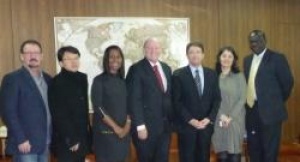 Seychelles Tourism Delegation pays courtesy call on UNWTO head in Madrid