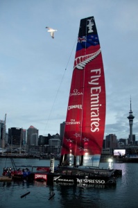 Team New Zealand’s America’s Cup yachting challenger ready to fly