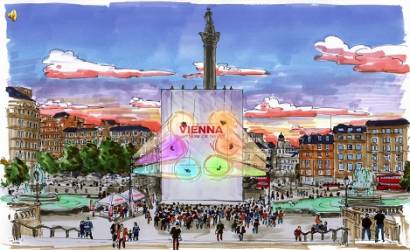 Vienna Tourist Board takes over Trafalgar Square, London