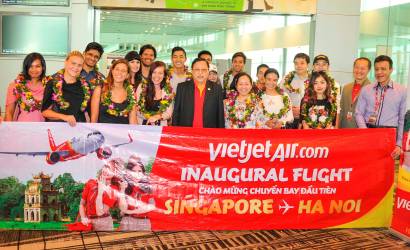 Vietjet launches new Singapore–Hanoi route