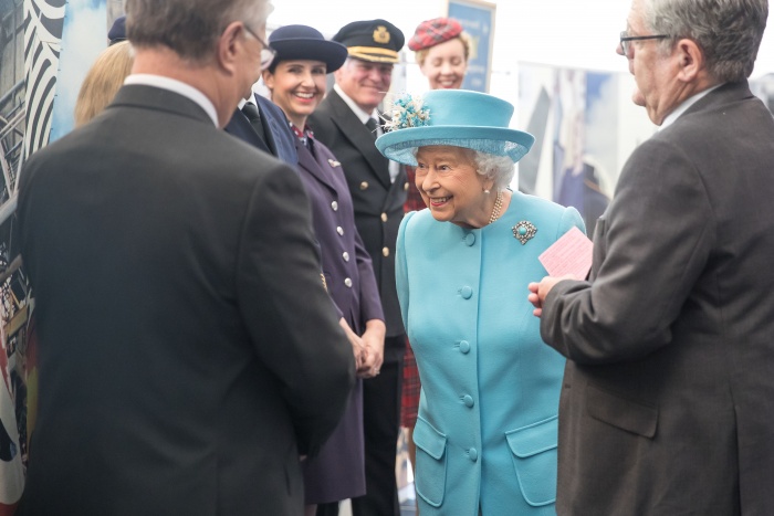 British Airways welcomes her majesty the Queen to celebrate centenary