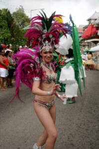 Samba Queen thrills at Seychelles and La Reunion Carnival