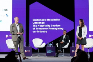 Day 2 of FHS World where global hospitality CEOs and government representatives were on stage