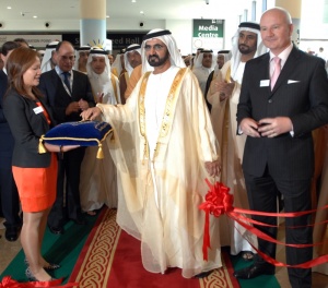 United Arab Emirates vice president, prime minister and ruler of Dubai inaugurates ATM 2012 Middle E