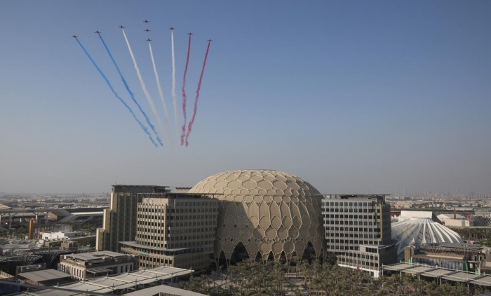 Red Arrows inspire engineers of tomorrow at Expo 2020