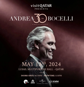 Italian tenor Andrea Bocelli in Qatar | News | Breaking Travel News