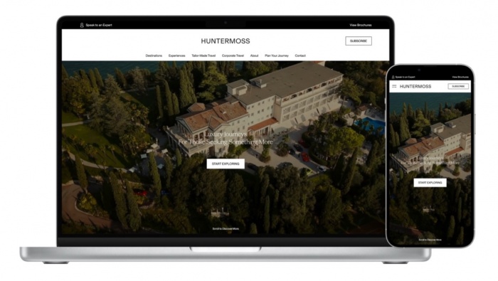 HUNTERMOSS LAUNCHES NEW WEBSITE  TO REFLECT EVOLVED LUXURY TRAVEL OFFERING