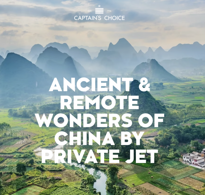 Link the remote corners of China by business class private jet