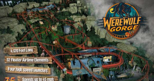 SIX FLAGS FIESTA TEXAS UNLEASHES WEREWOLF GORGE, THE WORLD’S LONGEST FAMILY LAUNCH ROLLER COASTER