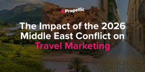 New Propellic research reveals a collapse in travel bookings beyond the Middle East