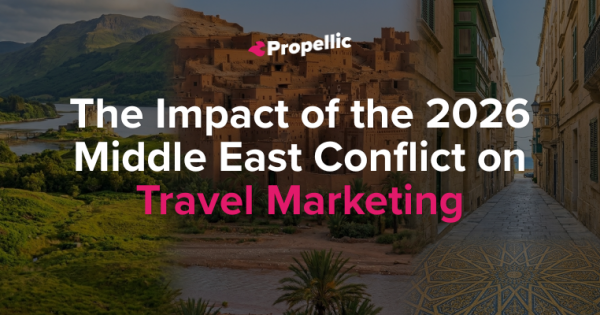 New Propellic research reveals a collapse in travel bookings beyond the Middle East