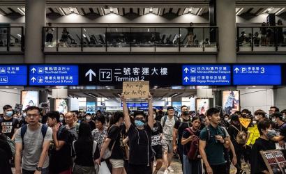 Hong Kong International cancels all Monday evening flights