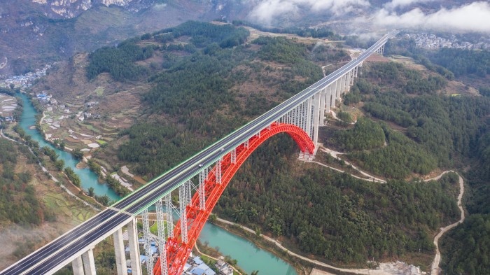China welcomes latest mega bridge in Guizhou