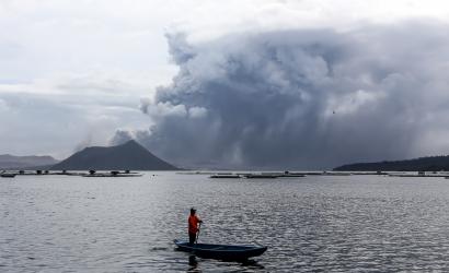 Taal volcano erupts in the Philippines