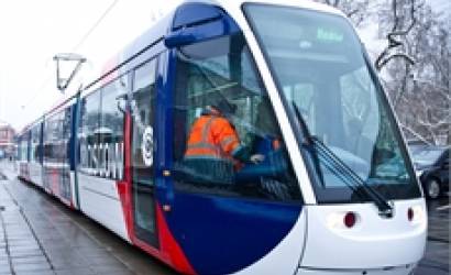 Alstom and Transmashholding present their new tramway to Moscow Mayor