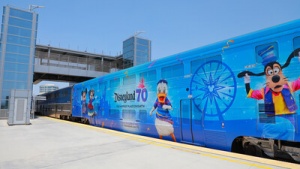 Amtrak Pacific Surfliner Unveils Special Train Wrap to Celebrate 70th Anniversary  Disneyland Resort