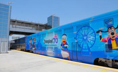 Amtrak Pacific Surfliner Unveils Special Train Wrap to Celebrate 70th Anniversary  Disneyland Resort