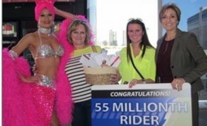 Las Vegas Monorail carries 55 millionth passenger