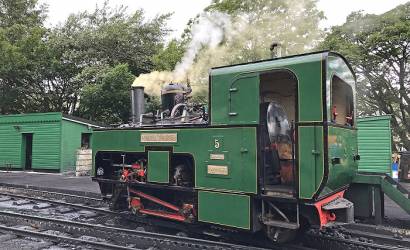 Historic locomotive steams back to Snowdon summit after 17 years