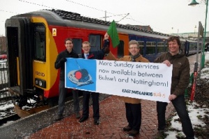 Bulwell passengers to benefit from double the number of Sunday trains