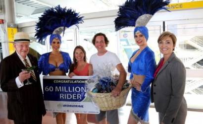 Las Vegas Monorail carries 60 millionth passenger