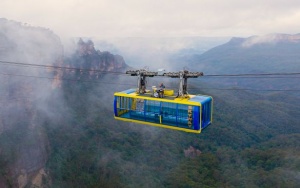 G Flip Performs Floating 270m Above Sydney’s Blue Mountains