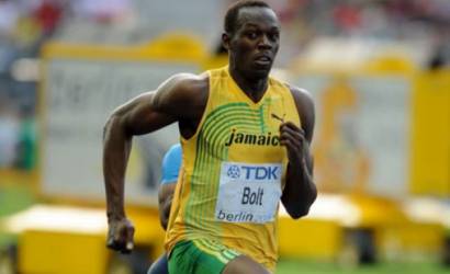 Usain Bolt leads Jamaican team into Olympic Stadium