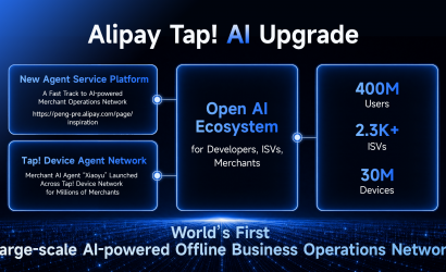 Alipay Enhances its Tap! Ecosystem with New AI Agents and AI-powered Payments to Further Support Mer