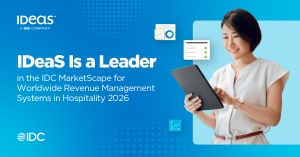 IDeaS Named a Leader in Inaugural IDC MarketScape for Hospitality Revenue Management Systems