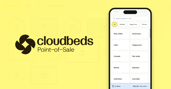 Cloudbeds brings hotel outlets onto its unified platform with new POS