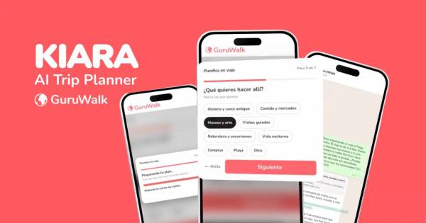 GuruWalk launches Kiara, an AI trip planner that organizes, changes and adapts your plan in minutes