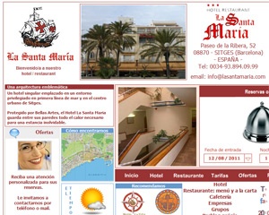La Santa María Hotel introduced Web 2.0 technologies to website