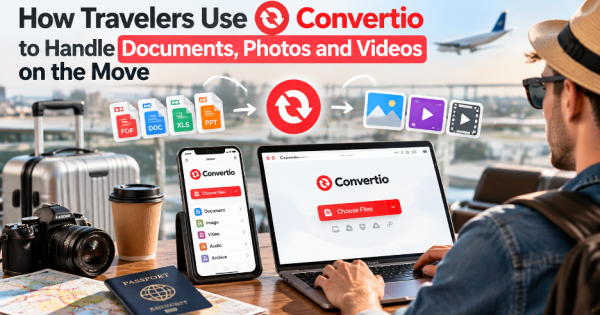 How Travelers Use Convertio to Handle Documents, Photos and Videos on the Move