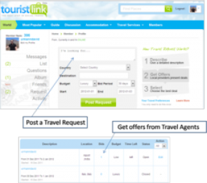 Touristlink introduces social way to book travel