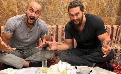 Yas Island CIO Jason Mamoa speaks in Arabic and learns about the best Emirati dishes on Yas Island