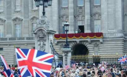 Visitors flock to UK to join celebrations as the Queen celebrates 70 years on the throne