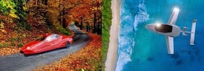 Switchblade Flying Car Exhibits at Sand &amp; Fun Airshow in Riyadh, Saudi Arabia