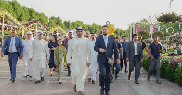 Theyab bin Tahnoon inaugurates 15th season of Dubai Miracle Garden