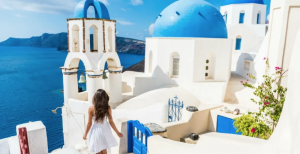 How much did the British spend on holidays in Greece in the last 10 years?
