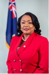 Minister of tourism the Hon Josephine Connolly expresses heartfelt thanks at SOTIC