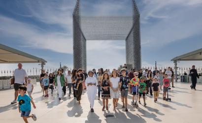 Visitors were welcomed to the official opening of Expo City Dubai on Saturday