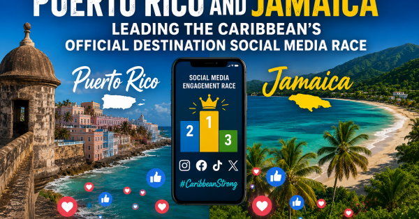 Puerto Rico and Jamaica leading the Caribbean’s official destination social media race
