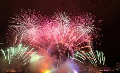 London lights up for new year