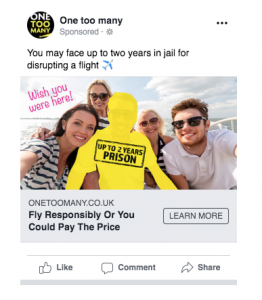 One Too Many campaign returns to UK airports