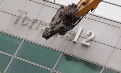 Demolition begins at Heathrow Terminal 2