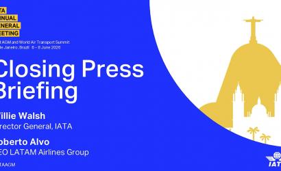 IATA AGM 2026: IATA AGM Closing Press Briefing