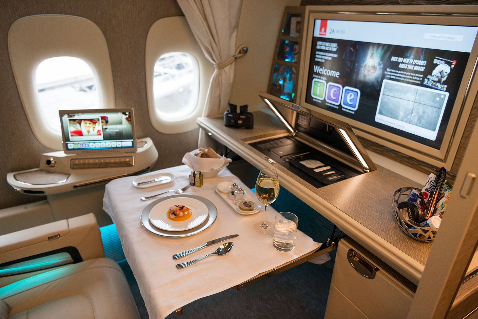Emirates Boeing 777-300ER first class
